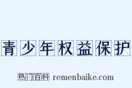 青少年权益保护是什么意思的图片